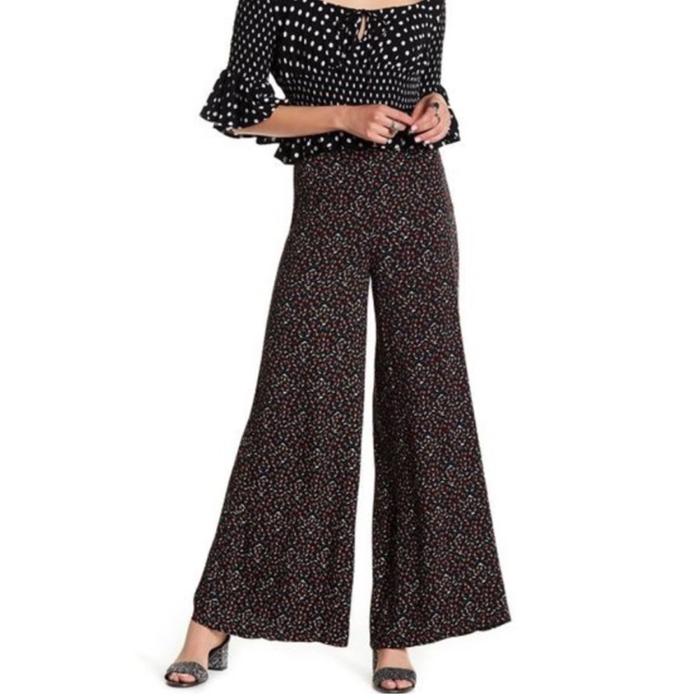 Free People FLared Cherry Pants sz 12